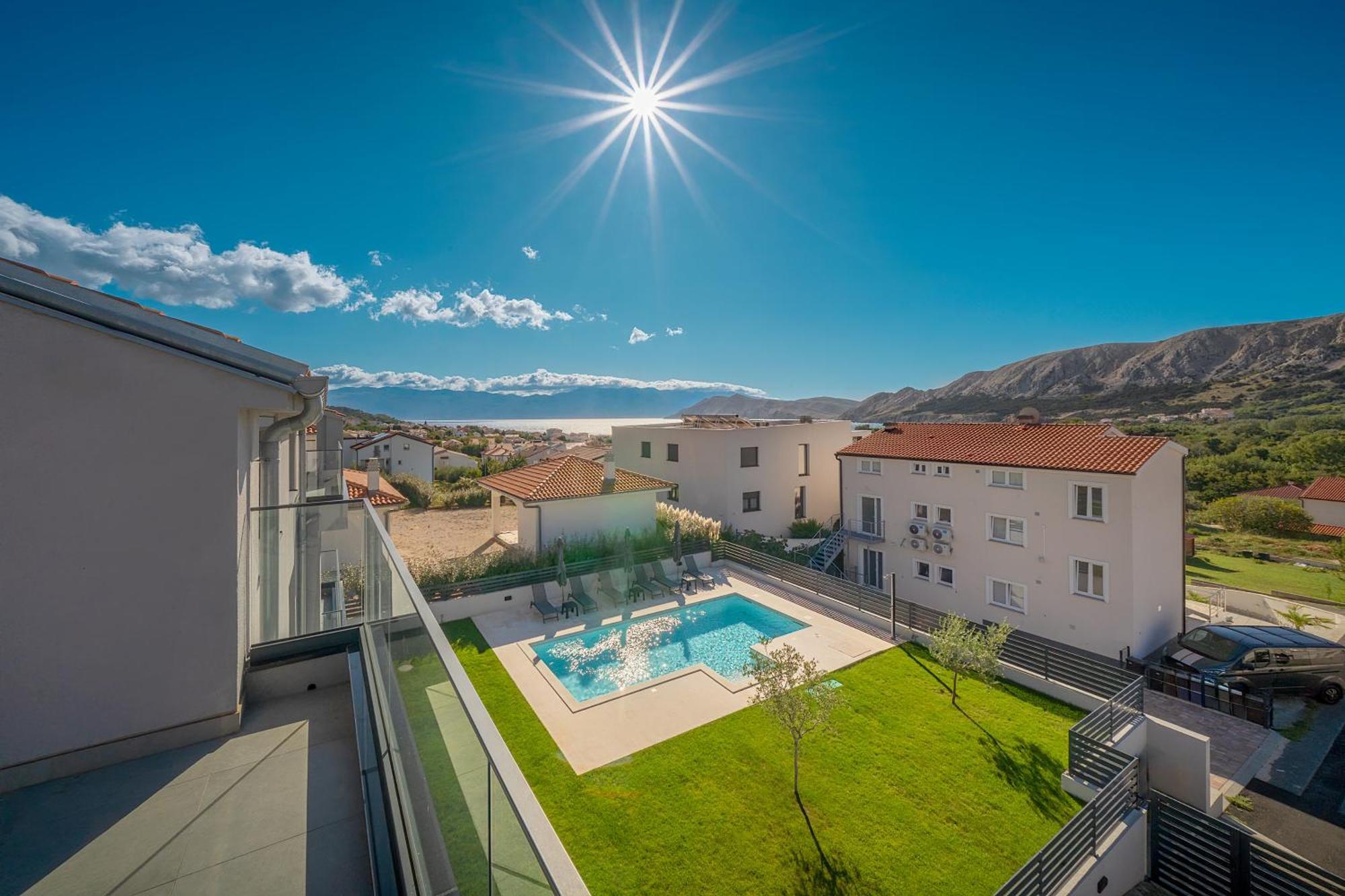 Poolside Apartments Anabella Baška Extérieur photo