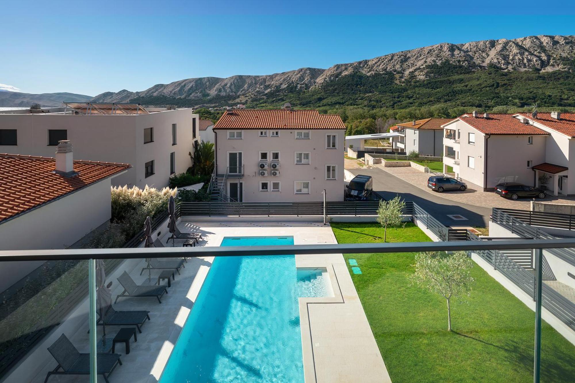 Poolside Apartments Anabella Baška Extérieur photo